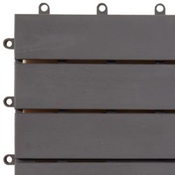 vidaXL Terrassebord 30 stk gråvasket 30×30 cm heltre akasie