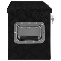 Aluminiumskasse 80x30x35 cm svart