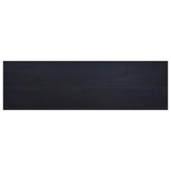 TV-benk lys svart kaffe 100x30x45 cm heltre mahogni