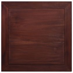 Salongbord klassisk brun 68x68x30 cm heltre mahogni