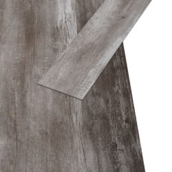 vidaXL PVC-gulvplanker 5,02 m² 2 mm selvklebende matt tre brun