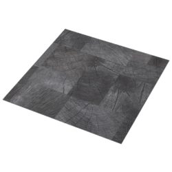 PVC-gulvplanker selvklebende 5,11 m² trestruktur grå