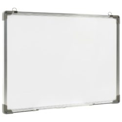 vidaXL Magnetisk tørr-viskbar tavle hvit 70×50 cm stål