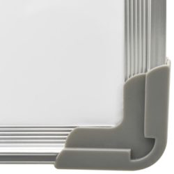 vidaXL Magnetisk tørr-viskbar tavle hvit 70×50 cm stål