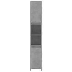 vidaXL Baderomsskap betonggrå 30x30x183,5 cm sponplate