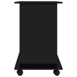 Databord høyglans svart 80x50x75 cm sponplate