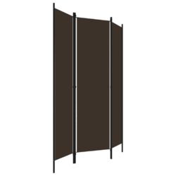 Romdeler 3 paneler brun 150×180 cm
