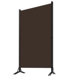 Romdeler 3 paneler brun 260×180 cm