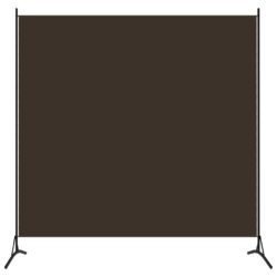 vidaXL Romdeler 1 panel brun 175×180 cm