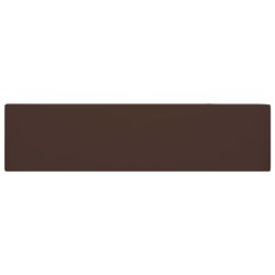 Badeservant med overløp keramisk mørkebrun