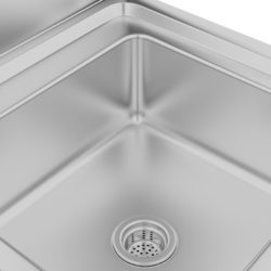 Kommersielt skap for kjøkkenvask 60x60x96 cm rustfritt stål