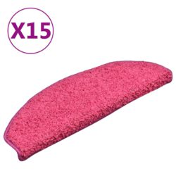 Trappetrinnstepper 15 stk rosa 65x21x4 cm