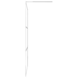 vidaXL Dusjvegg med halvfrostet ESG-glass 100×195 cm