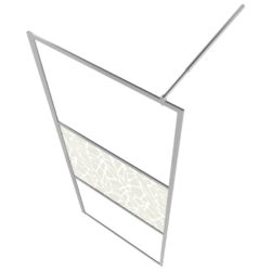 Dusjvegg ESG-glass med steindesign 115×195 cm