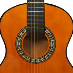 Klassisk gitar for nybegynnere og barn med veske 1/2 34″ lind