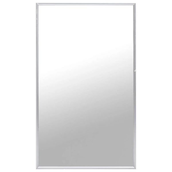 Speil sølv 100×60 cm