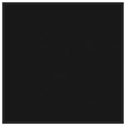Salongbord svart med svart glass 90x90x50 cm
