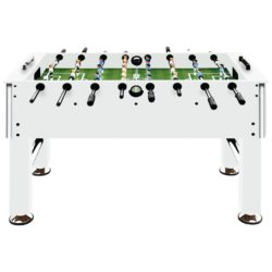 Fotballbord stål 60 kg 140×74,5×87,5 cm hvit
