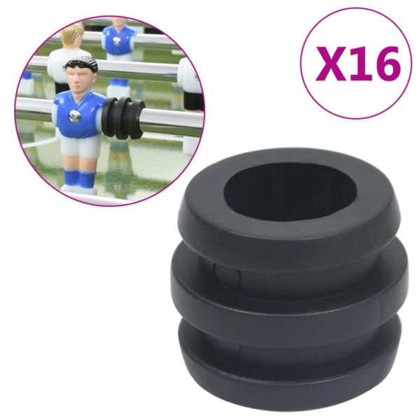 vidaXL Fotballstangstoppere for 15,9/16 mm stang 16 stk