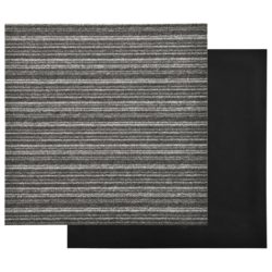 vidaXL Teppefliser gulv 20 stk 5 m² 50×50 cm stripet antrasitt