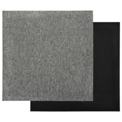 vidaXL Teppefliser gulv 20 stk 5 m² 50×50 cm grå