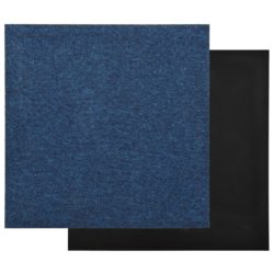 vidaXL Teppefliser gulv 20 stk 5 m² 50×50 cm mørkeblå