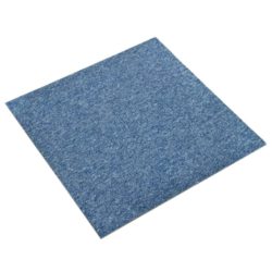 vidaXL Teppefliser gulv 20 stk 5 m² 50×50 cm blå