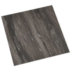 Selvklebende gulvplanker 55 stk PVC 5,11 m² mørkegrå