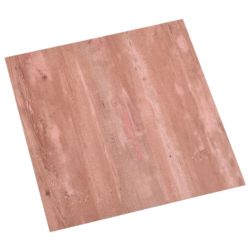 vidaXL Selvklebende gulvplanker 55 stk PVC 5,11 m² rød
