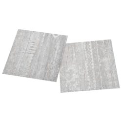 Selvklebende gulvplanker 55 stk PVC 5,11 m² grå