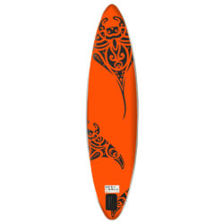 Oppblåsbart padlebrettsett 305x76x15 cm oransje