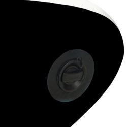 Oppblåsbart padlebrettsett 366x76x15 cm svart