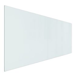 Glassplate for peis rektangulær 120×50 cm