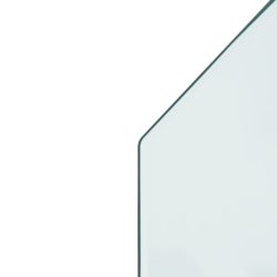Glassplate for peis sekskantet 100×50 cm