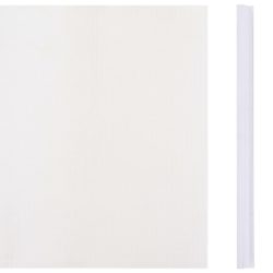 Hageskjerm PVC 35×0,19 m hvit