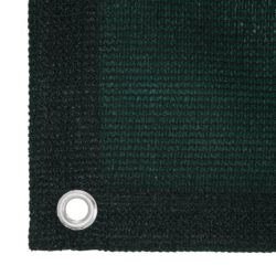 Teltteppe 400×400 cm mørkegrønn HDPE