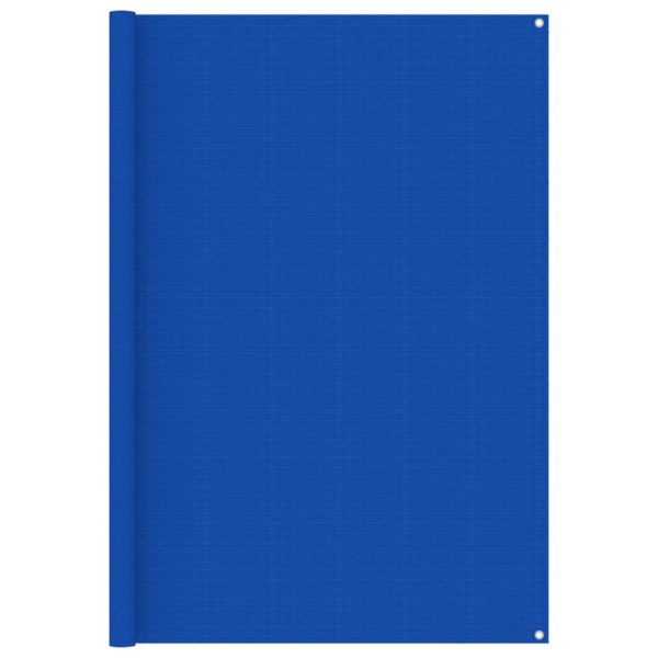 vidaXL Teltteppe 200×400 cm blå HDPE