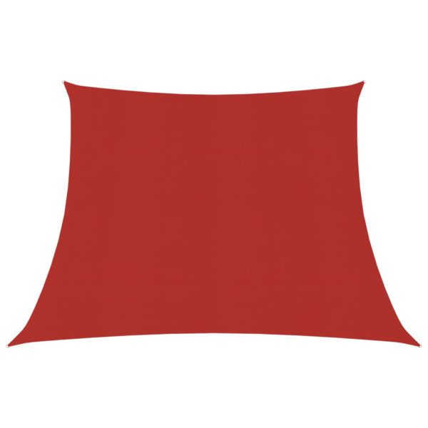 Solseil 160 g/m² rød 3/4×2 m HDPE