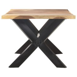 Spisebord 200x100x75 cm heltre med honningfinish