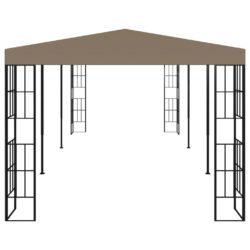 Paviljong 6×3 m gråbrun