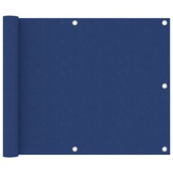 Balkongskjerm blå 75×500 cm oxfordstoff