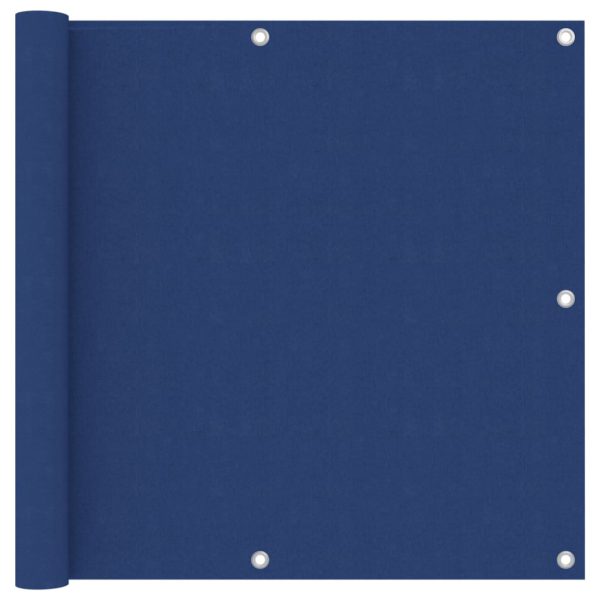 Balkongskjerm blå 90×300 cm oxfordstoff