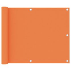 Balkongskjerm oransje 75×500 cm oxfordstoff