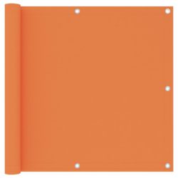 Balkongskjerm oransje 90×500 cm oxfordstoff
