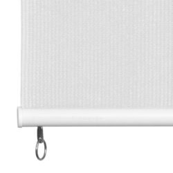 Utendørs rullegardin hvit 60×140 cm HDPE