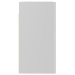 vidaXL Hengende skap høyglans hvit 50x31x60 cm sponplate