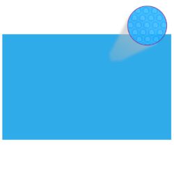 Bassengtrekk rektangulært 800×500 cm PE blå