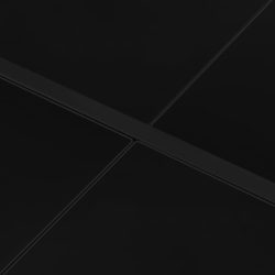 Hagebord 130x130x72 cm stål og glass svart
