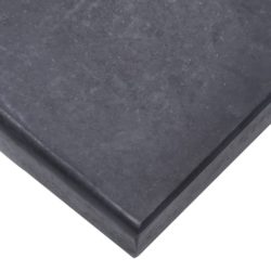 Parasollfot svart 40x28x4 cm granitt