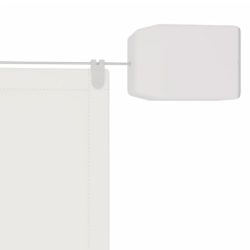 Vertikal markise hvit 250×420 cm oxford stoff